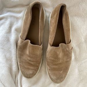 Vince Suede Slip On Preston Sneakers